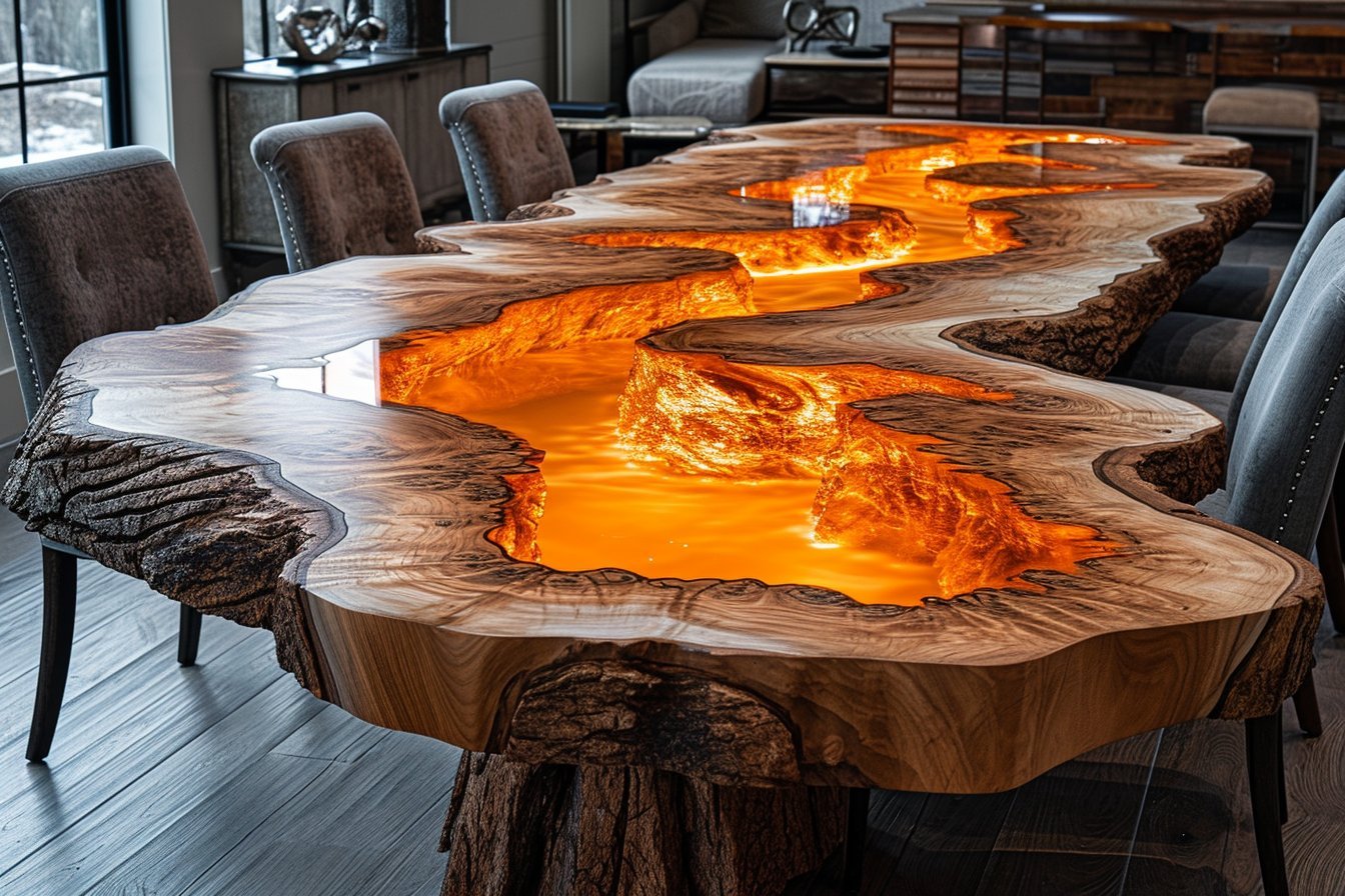 tables rivière