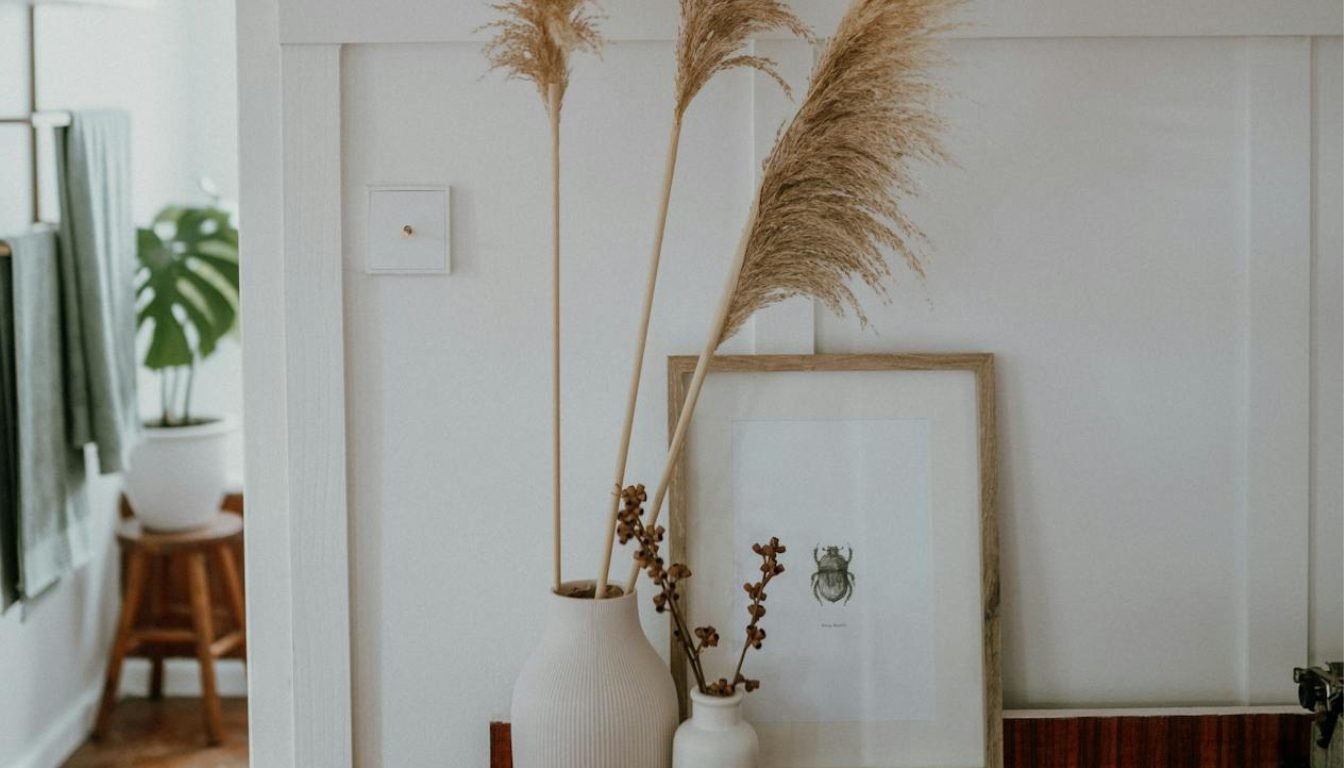 Herbe de la Pampa dans un vase