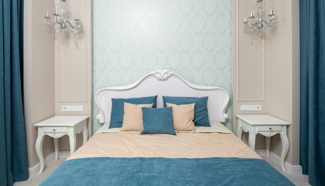 bleu canard chambre