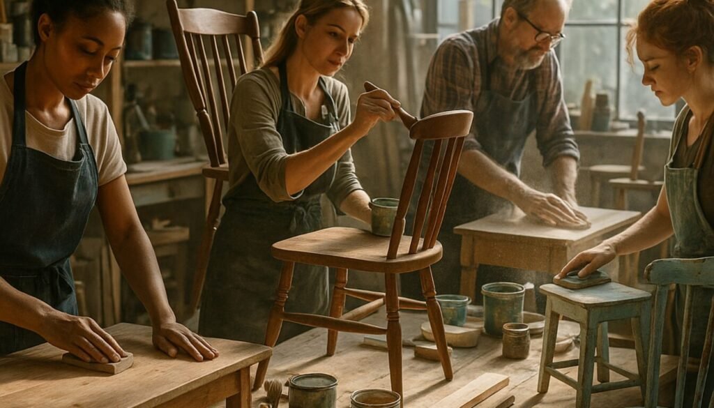 atelier de création de meubles